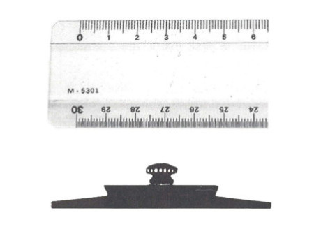 MINERVA Règle plate 2 biseaux, 200 mm