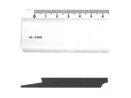 MINERVA Règle plate biseau anti-tache, 1.100 mm