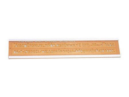 MINERVA Trace lettres, hauteur de l'écriture: 6,4 mm