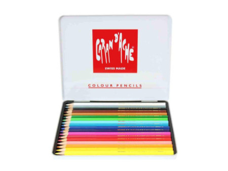 CARAN D'ACHE Crayons de couleur SWISSCOLOR Aquarelle