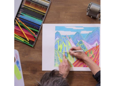 CARAN D'ACHE Crayon de couleur Prismalo, noir