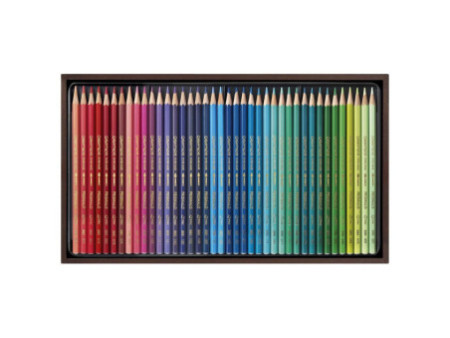 CARAN D'ACHE Crayons de couleur PRISMALO, coffret bois de 80