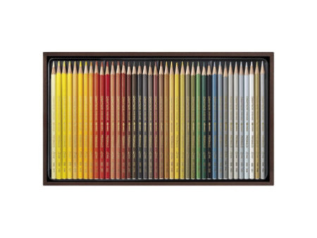 CARAN D'ACHE Crayons de couleur PRISMALO, coffret bois de 80