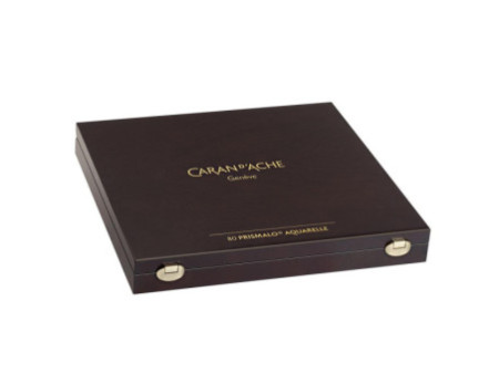 CARAN D'ACHE Crayons de couleur PRISMALO, coffret bois de 80