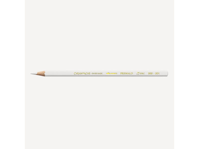 CARAN D'ACHE Crayon de couleur Prismalo, blanc