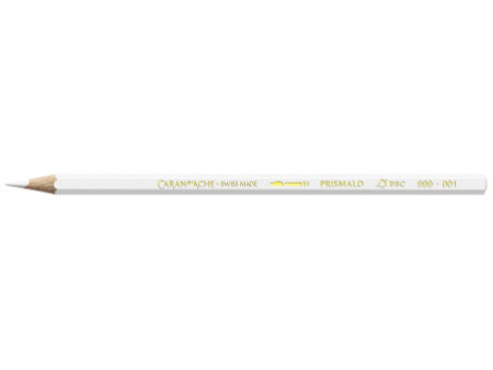 CARAN D'ACHE Crayon de couleur Prismalo, blanc