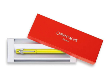 CARAN D'ACHE Stylo plume 849 FLUO LINE, jaune