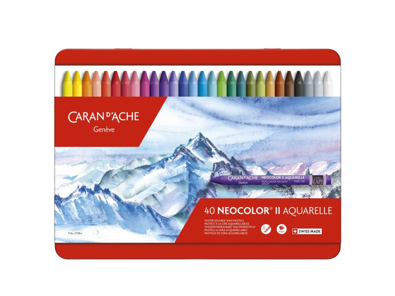 CARAN D'ACHE Pastel à la cire aquarellable NEOCOLOR II, étui
