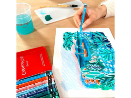 CARAN D'ACHE Pastel à la cire aquarellable NEOCOLOR II, étui
