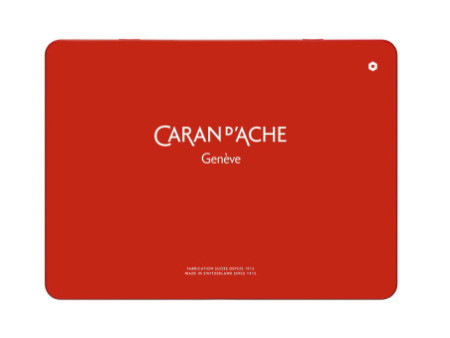 CARAN D'ACHE Crayons de couleur PABLO, étui métal de 30