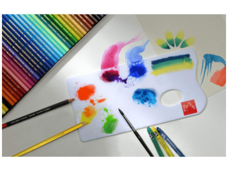 CARAN D'ACHE Palette Aquarelle, en Plexiglas, blanc