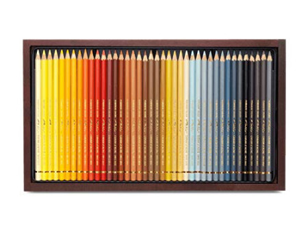 CARAN D'ACHE Crayons de couleur PABLO, coffret bois de 120