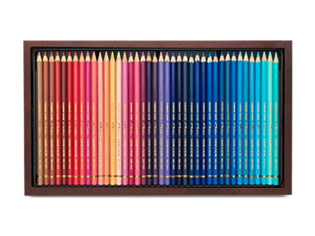 CARAN D'ACHE Crayons de couleur PABLO, coffret bois de 120