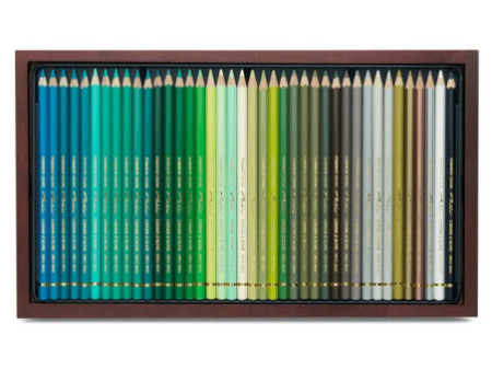 CARAN D'ACHE Crayons de couleur PABLO, coffret bois de 120