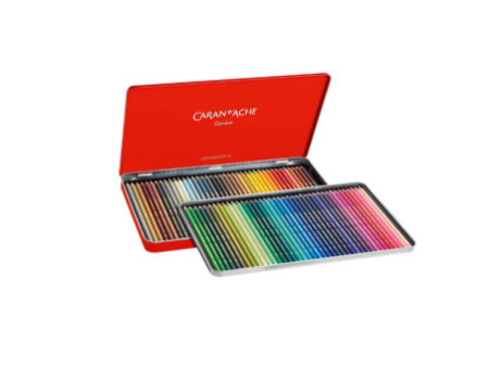CARAN D'ACHE Crayons de couleur SUPRACOLOR, étui métal de 80