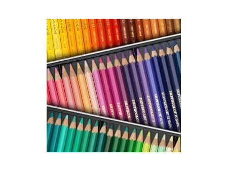 CARAN D'ACHE Crayons de couleur SUPRACOLOR, étui métal de 80