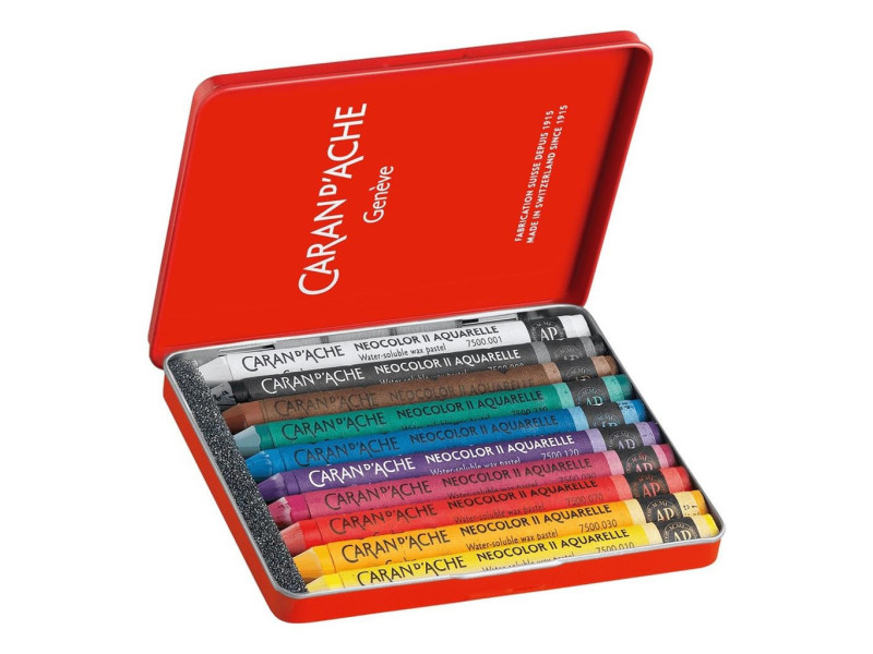 CARAN D'ACHE Pastel à la cire aquarellable NEOCOLOR II, étui