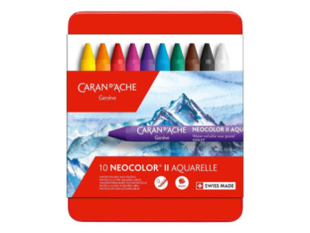 CARAN D'ACHE Pastel à la cire aquarellable NEOCOLOR II, étui