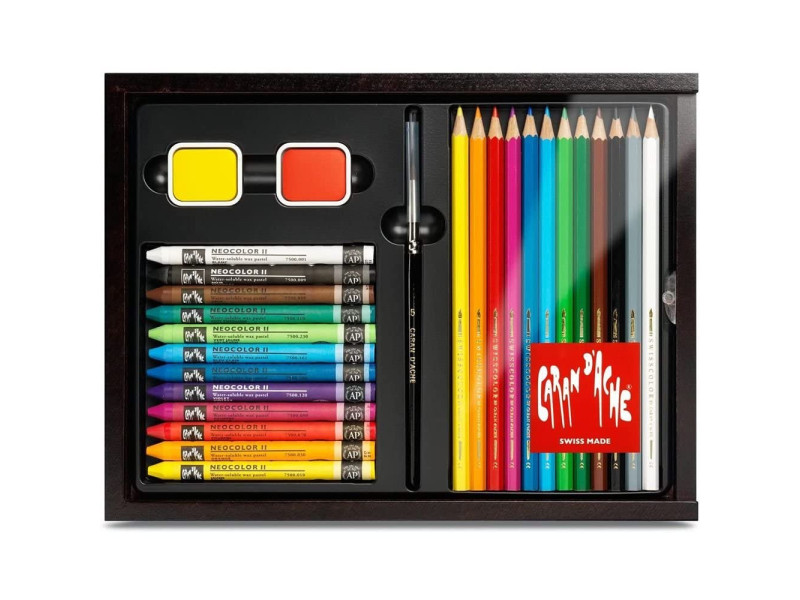 CARAN D'ACHE Travel Kit SWISSCOLOR, dans une mallette