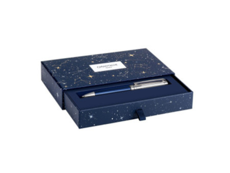 CARAN D'ACHE Stylo à bille LEMAN COSMIC BLUE
