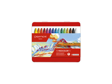 CARAN D'ACHE Pastel à la cire NEOCOLOR I, étui métal de 10