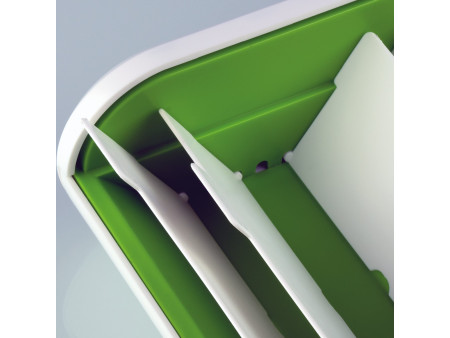 helit Boîte à cartes de visite 'the personal', vert/blanc