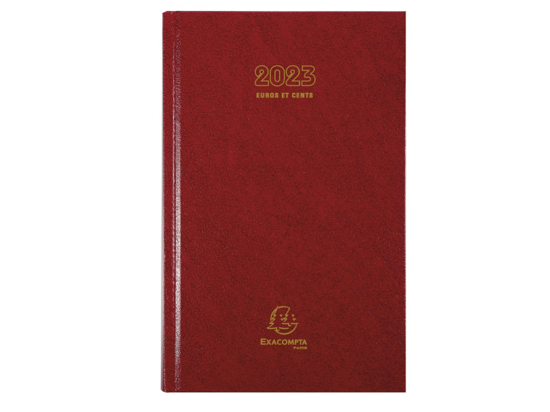 EXACOMPTA Agenda Carré Euro/Cents 135 x 210 mm, 2026,assorti