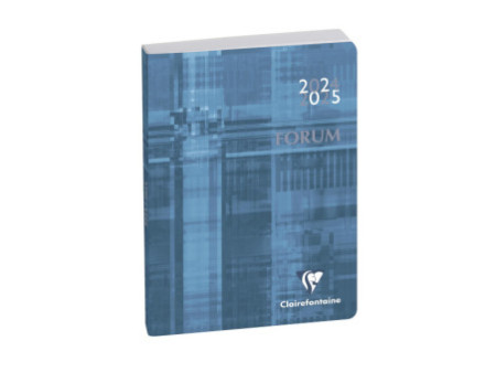 Clairefontaine Agenda scolaire FORUM Metric, 2025/2026, bleu