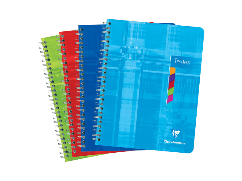 Clairefontaine Cahier de textes spirale, 170 x 220 mm, séyès