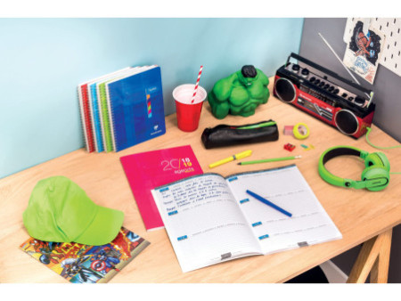 Clairefontaine Cahier de textes broché, 170 x 220 mm, séyès