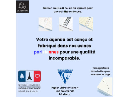 EXACOMPTA Recharge Clairtime, 2025/2026, journalier