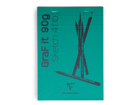 Clairefontaine Bloc à croquis GRAF'IT, A5, assorti