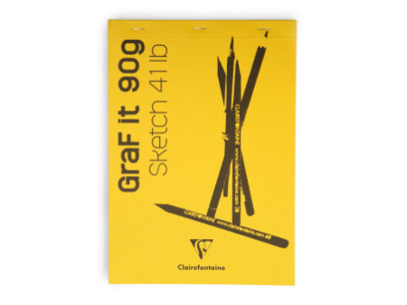 Clairefontaine Bloc à croquis GRAF'IT, A4, assorti