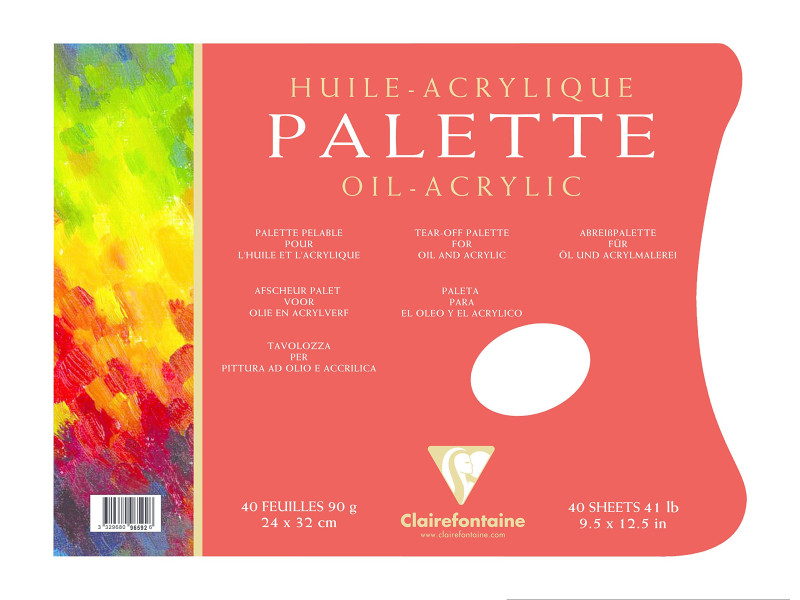 Clairefontaine Palette, 240 x 320 mm, lisse, 40 feuilles