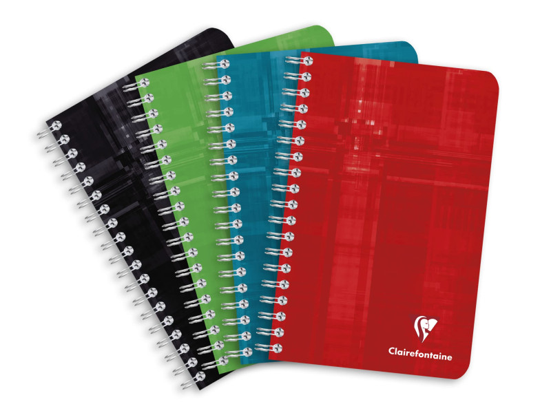 Clairefontaine Carnet à spirale, 110 x 170 mm, quadrillé 5x5
