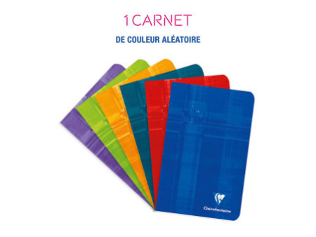 Clairefontaine Carnet piqûre, 110 x 170 mm, ligné 7 mm