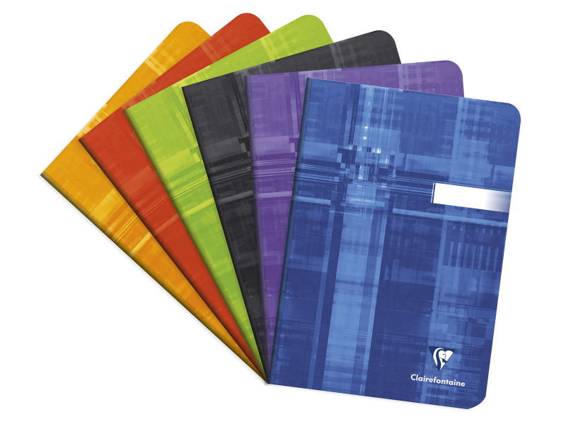 Clairefontaine Carnet piqûre, 148 x 210 mm, ligné 8 mm