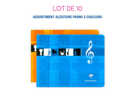 Clairefontaine Cahier de Musique, 170 x 220 mm paysage