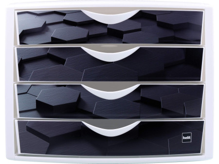 helit Module de classement the chameleon, décor dark hexagon