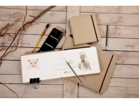 Clairefontaine Carnet de voyage Goldline Travel,200 x 200 mm