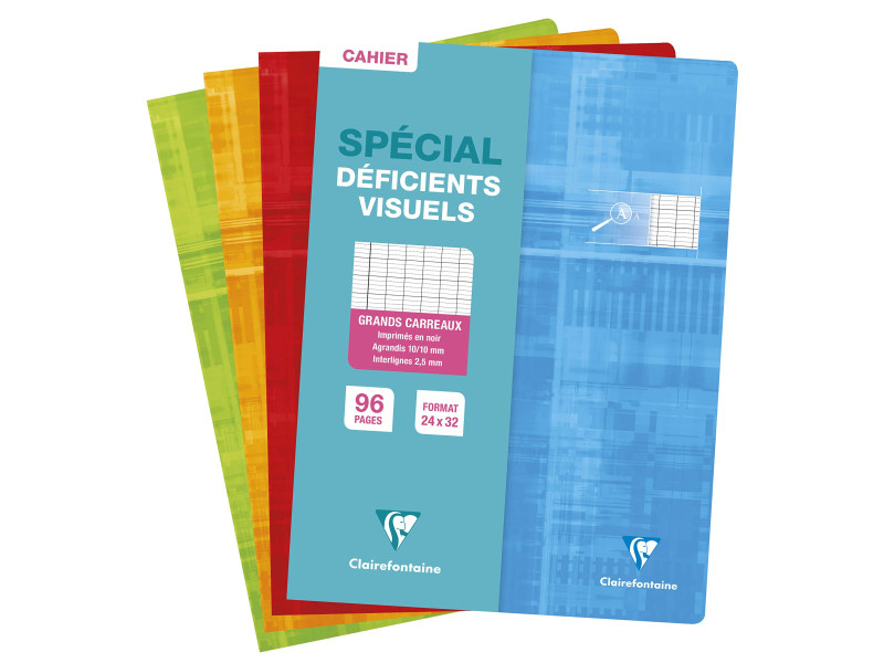 Clairefontaine Cahier piqûre 240 x 320 mm, Seyès agrandi