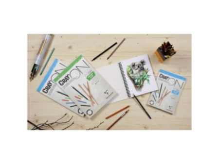 Clairefontaine Bloc papier dessin 'CRAY'ON', A3, 120 g/m2