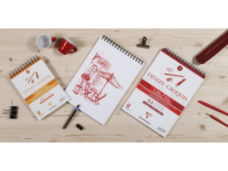 Clairefontaine Bloc papier Dessin Croquis, A3, 120 g/m2