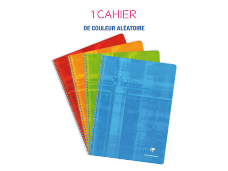 Clairefontaine Cahier à spirale, 240 x 320 mm, quadrillé 5x5