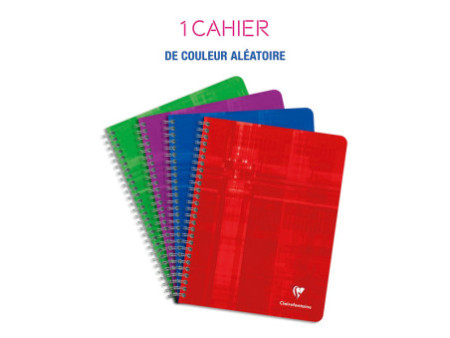 Clairefontaine Cahier à spirale, 170 x 220 mm, 180 pages