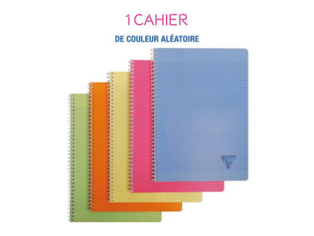 Clairefontaine Cahier reliure intégrale LINICOLOR, A4, séyès