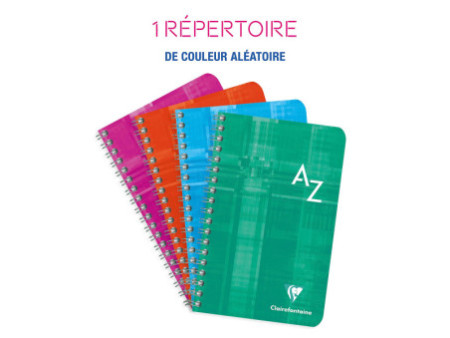 Clairefontaine Répertoire spirale,110 x 170 mm,quadrillé 5x5