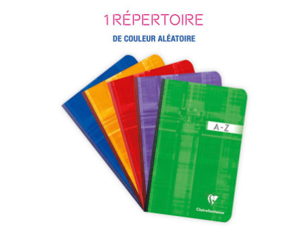 Clairefontaine Répertoire broché,110 x 170 mm, quadrillé 5x5