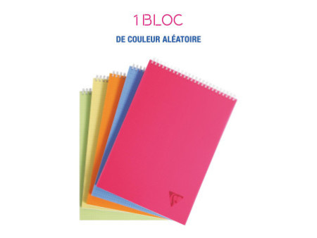 Clairefontaine Bloc reliure intégrale LINICOLOR, A4, 5/5