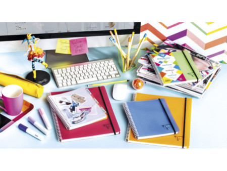 Clairefontaine Bloc reliure intégrale LINICOLOR, A4, 5/5